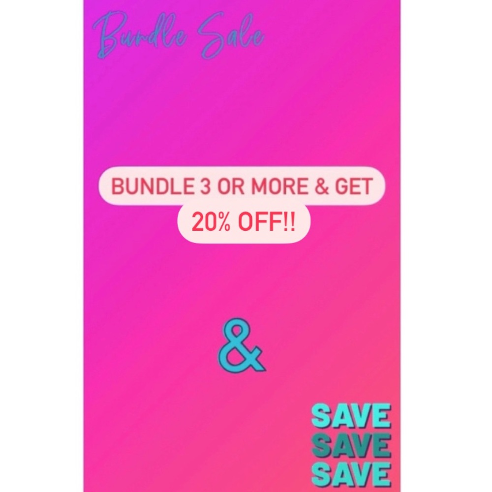✨✨BUNDLE & SAVE✨✨